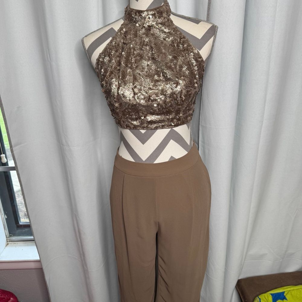 Miss avenue‎ cropped top and pant set